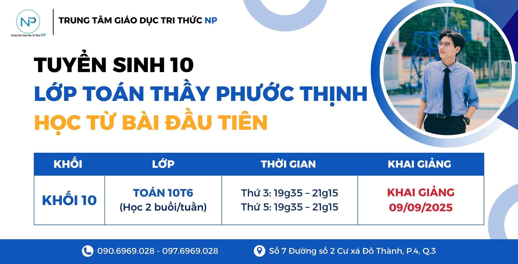 LỚP TOÁN 10 – THẦY PHƯỚC THỊNH
