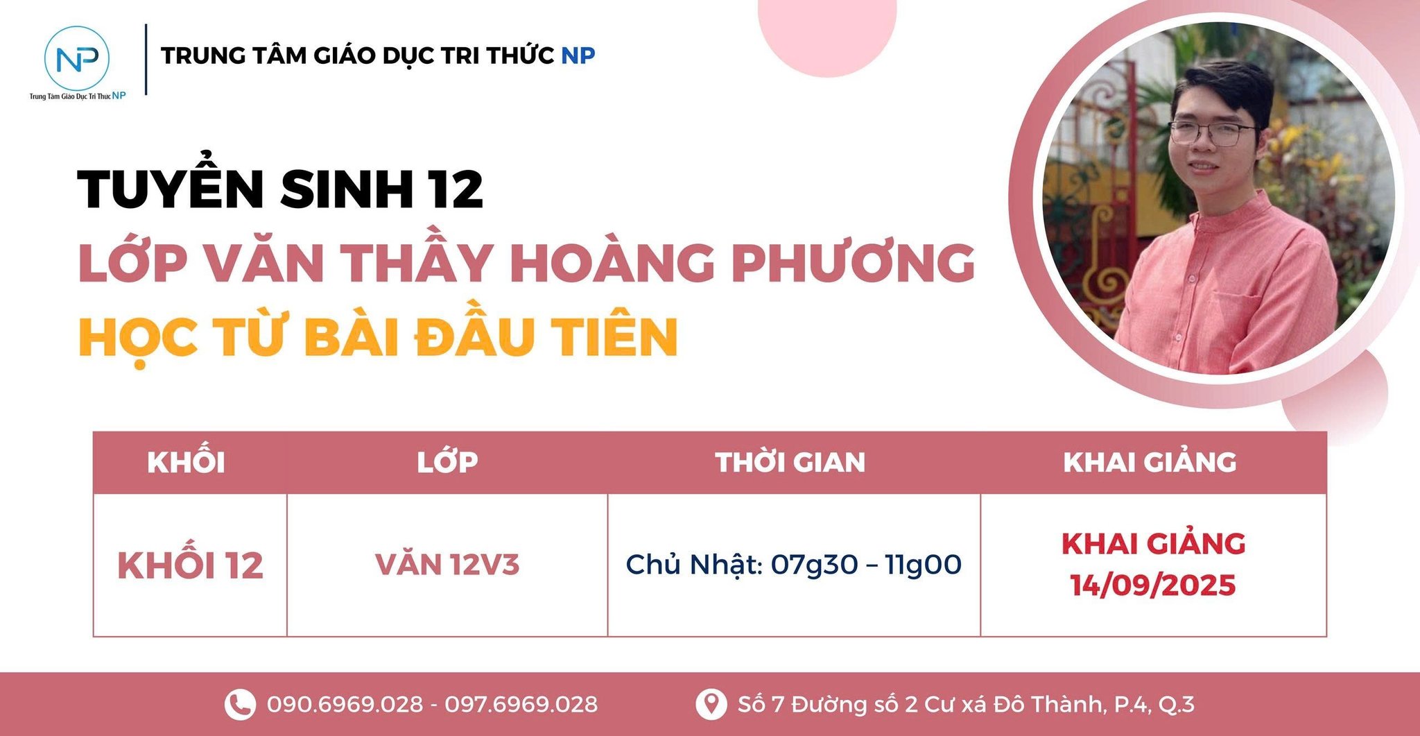 🎯 TUYỂN SINH LỚP 12 VĂN – THẦY MAI HOÀNG PHƯƠNG